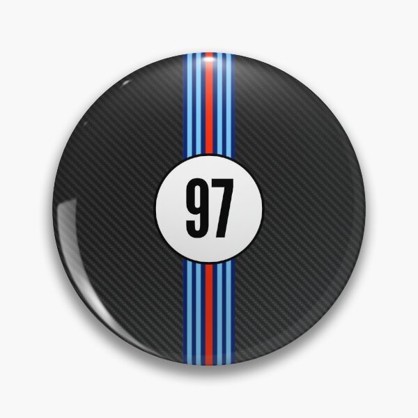 Item preview, Martini Racing Stripes Number 97 Poster – Classic Le Mans Livery Art designed and sold by Road To Track.