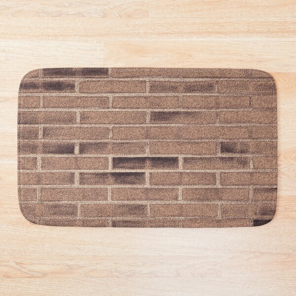 Item preview, Brick wall bronze pattern designed and sold by SulkaCreative.