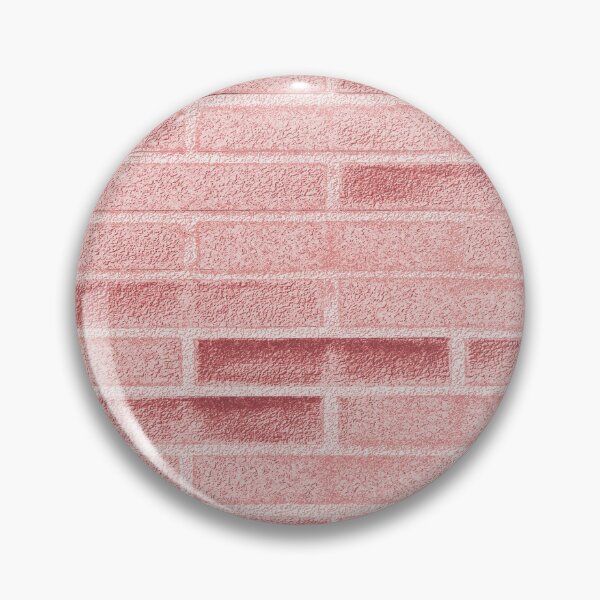 Item preview, Brick wall metallic pink pattern designed and sold by SulkaCreative.