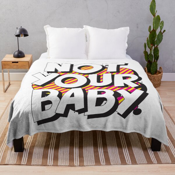 Item preview, NOT YOUR BABY in retro pop art style designed and sold by acidmit.
