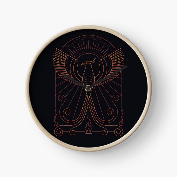 Bird Of Fire Clock