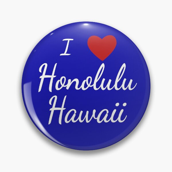 Item preview, I Heart (LOVE) Honolulu Hawaii  - Tourist souvenir designed and sold by Goldmedaldesign.