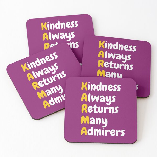 Item preview, KARMA Kindness Always Returns Many Admirers designed and sold by Lowdown Designs.