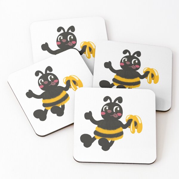 Item preview, Bee with delicious honey in hand designed and sold by NicIllustration.