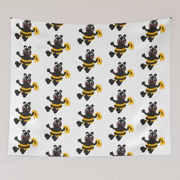 Item preview, Bee with delicious honey in hand designed and sold by NicIllustration.