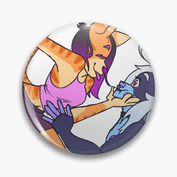 Item preview, Me and My GF’s Fursona designed and sold by DemonicDeer404.