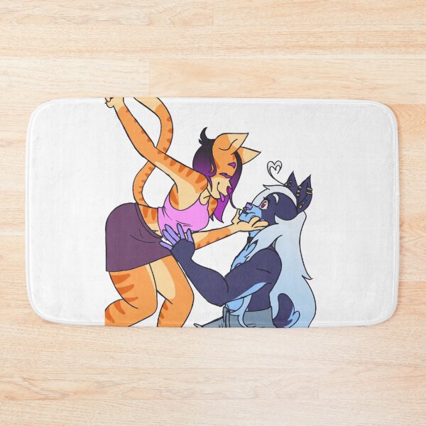 Item preview, Me and My GF’s Fursona designed and sold by DemonicDeer404.