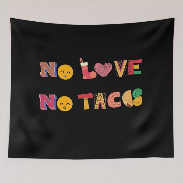 Item preview,  No love no tacos (amante de la comida) designed and sold by Slangt-shirt.