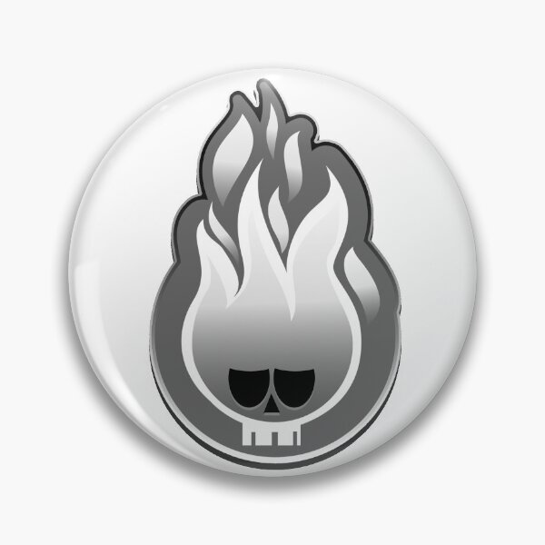 Item preview, Flame Skull Grey Scale designed and sold by BigAart.