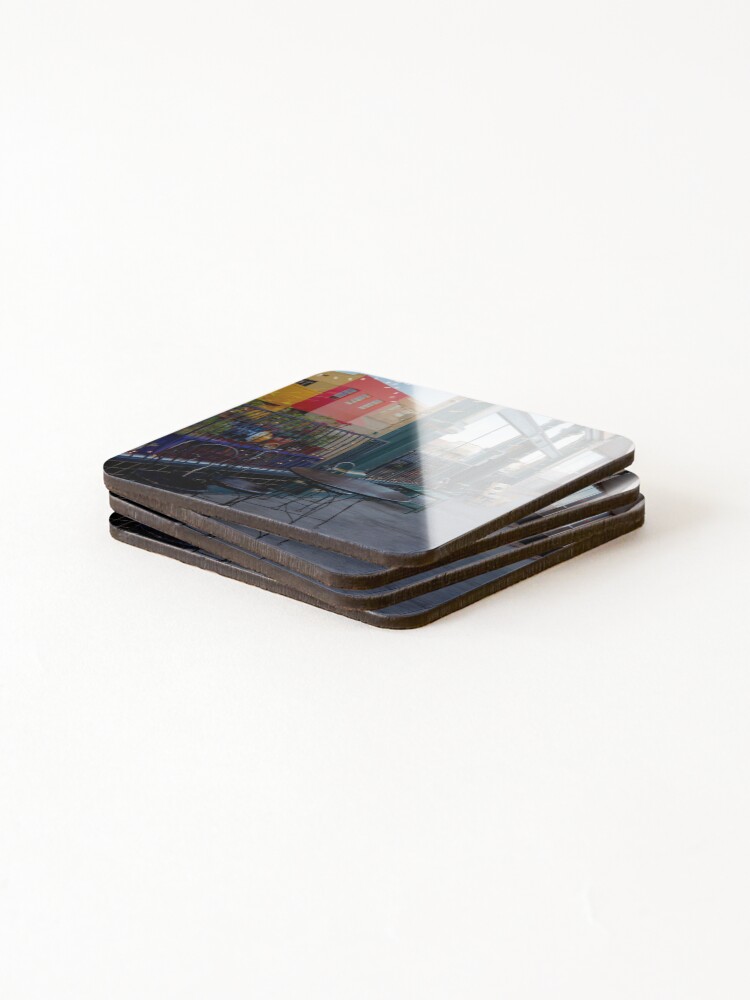 Thumbnail 4 of 5, Coasters (Set of 4), Java Time designed and sold by VKPelham.