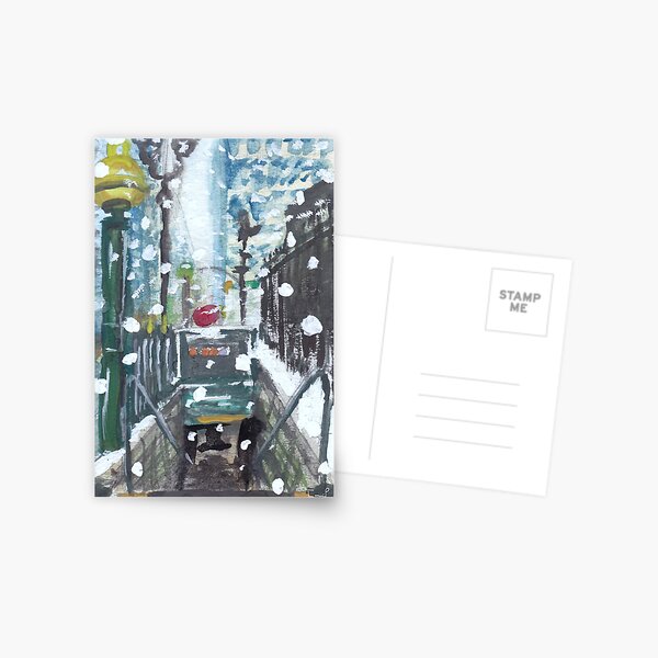NYC Subway Postcard