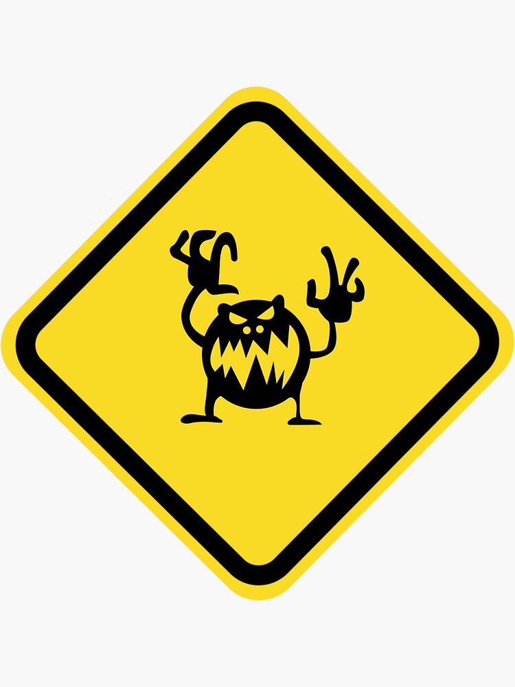 Scary road sign by ds-4
