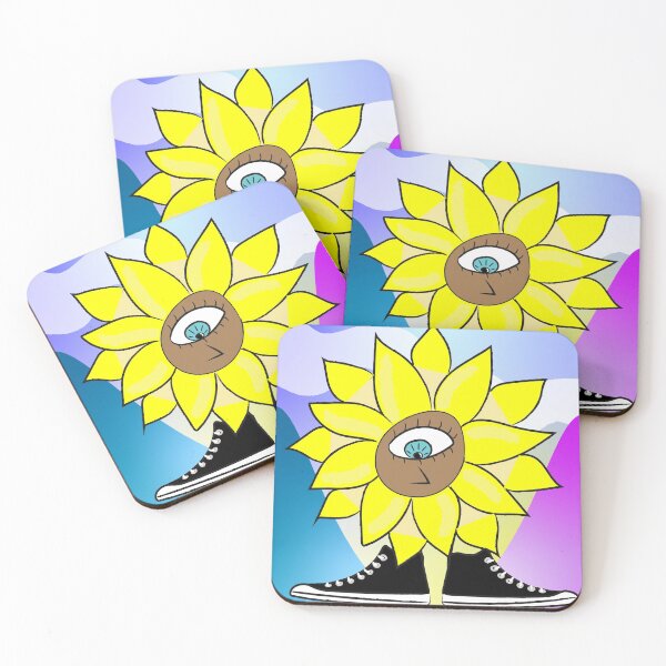 Item preview, Weird Sunflower, Artsy Sunflower, Abstract Sunflower, Surreal Sunflower, Person Flower, Cute Sunflower designed and sold by Gabrielle Freitas.