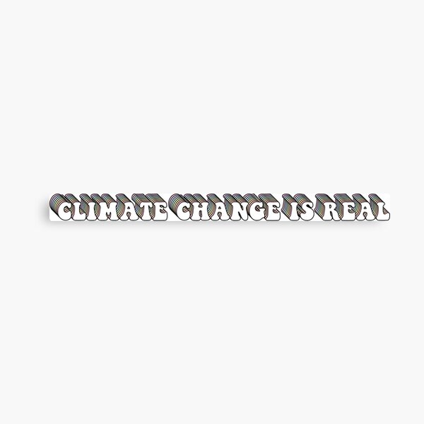 Artikel-Vorschau von climate change is real rainbow retro decal for laptops and cars, designt und verkauft von QuoteSpirations.