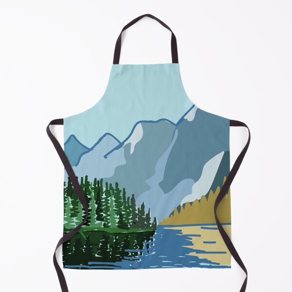 Item preview, Mountains and beautiful lakeart designed and sold by DarrriaDesign.