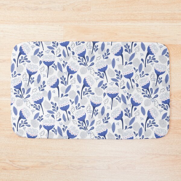 Item preview, Blue Floral Seed Heads designed and sold by creativinchi.