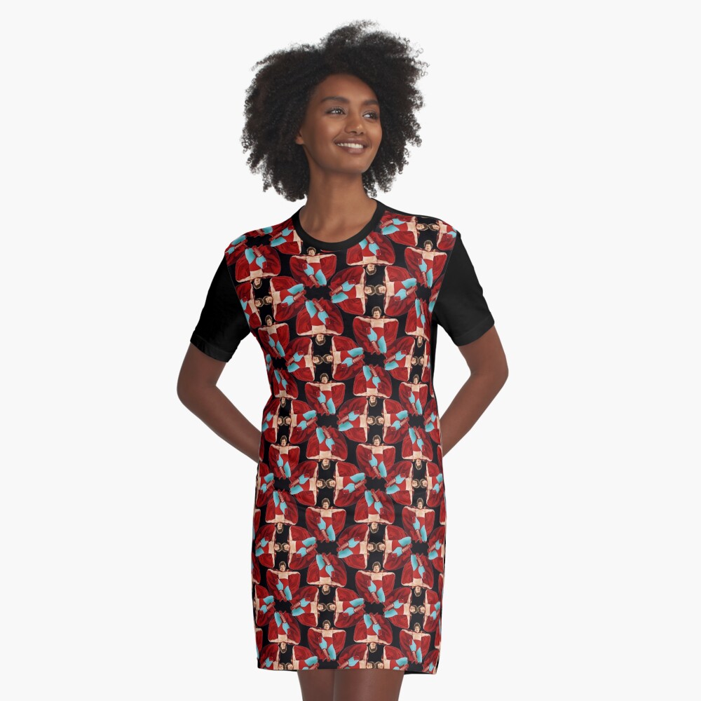 Item preview, Graphic T-Shirt Dress designed and sold by FilmFit.