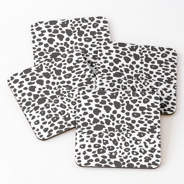 Item preview, BLACK AND WHITE LEOPARD PRINT designed and sold by LifestylePrints.