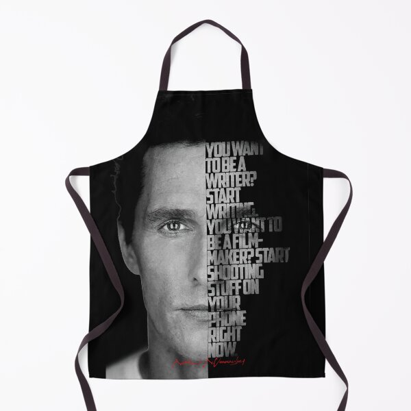 Item preview, Black and white Matthew McConaughey quote. designed and sold by Enea Kelo.