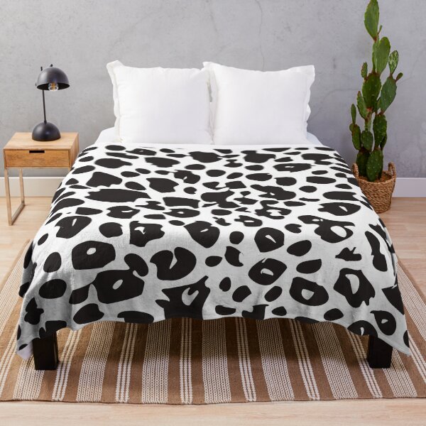 Item preview, BLACK AND WHITE LEOPARD PRINT designed and sold by LifestylePrints.