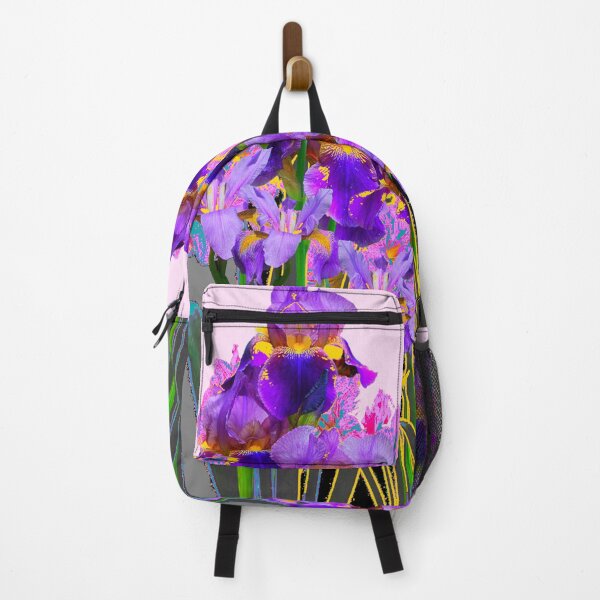 Item preview, MODERN ART PURPLE SHADES OF SPRING IRIS ABSTRACT PATTERN designed and sold by sharlesart.