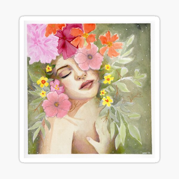 In Her Head (#1) Sticker