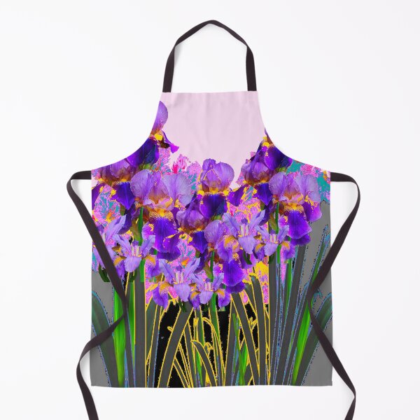 Item preview, MODERN ART PURPLE SHADES OF SPRING IRIS ABSTRACT PATTERN designed and sold by sharlesart.