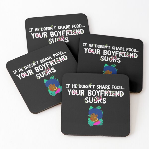 Item preview, Your Boyfriend Sucks – Complicated Relationship Blue Afro Share Food  designed and sold by The Green Corner.