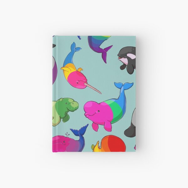 Sexuality Whales (And Aromanatee) Pattern Hardcover Journal
