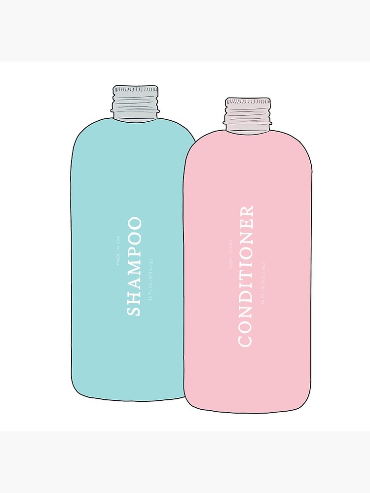 "Shampoo & Conditioner Sticker" Poster for Sale by Sarabeth26 Redbubble
