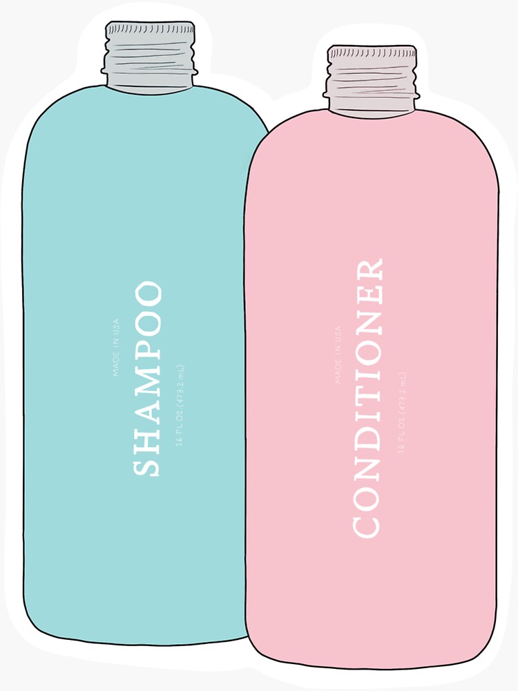 "Shampoo & Conditioner Sticker" Sticker by Sarabeth26 Redbubble