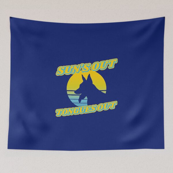 Item preview, Sun's Out Tongues Out Dutch Shepherd Malinois Retro designed and sold by Guarddogdrive.