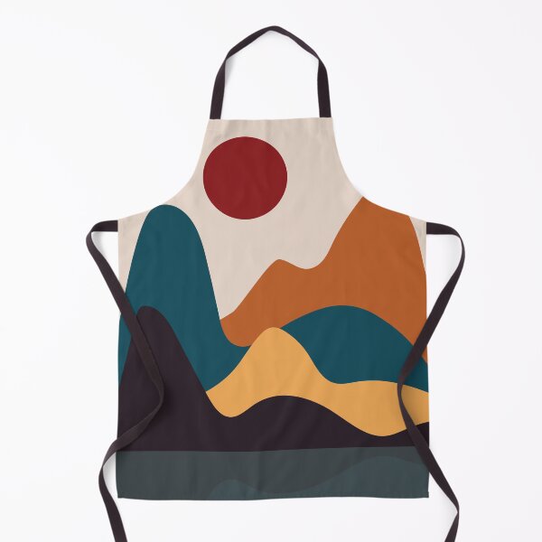 Item preview, Mountain Illustration Mid Century Print, Modern Wall Art designed and sold by nataliasluca.