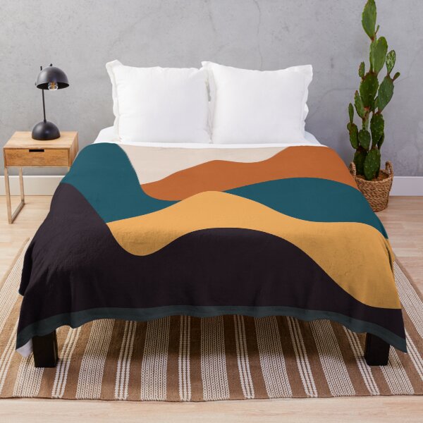 Item preview, Mountain Illustration Mid Century Print, Modern Wall Art designed and sold by nataliasluca.