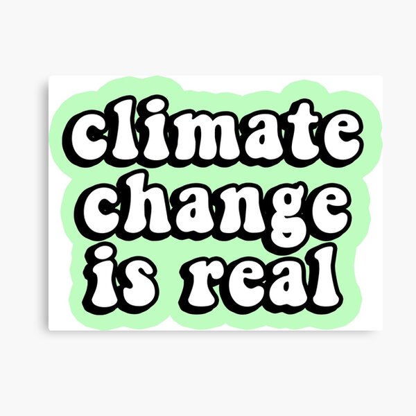 Artikel-Vorschau von climate change is real green pastel decal for laptops and cars, designt und verkauft von QuoteSpirations.