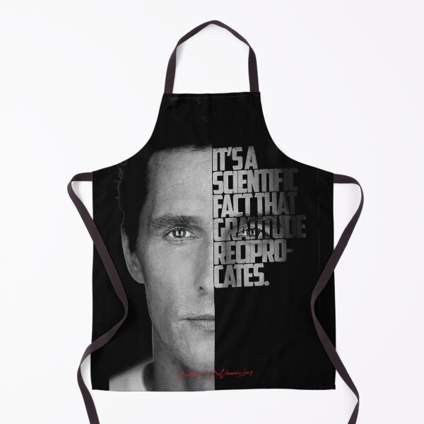 Item preview, Black and white Matthew McConaughey quote. designed and sold by Enea Kelo.