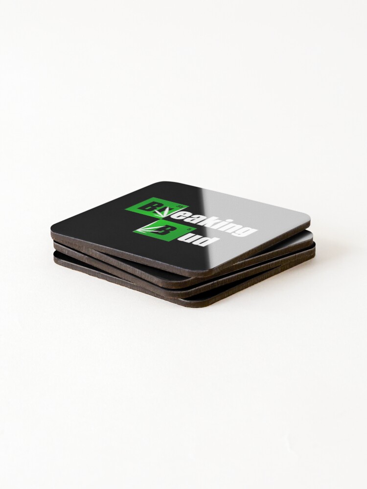 Thumbnail 4 of 5, Coasters (Set of 4), Breaking Bud Wht designed and sold by sisusisu.