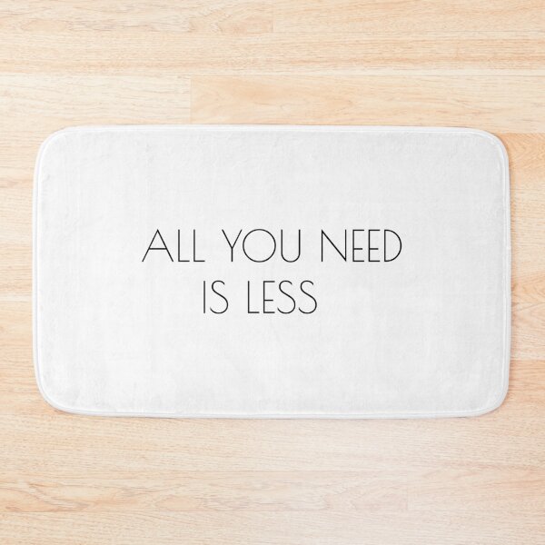 Item preview, All you need is less; Minimalism quote; Minimalist gift; Quote designed and sold by cyhdesign.