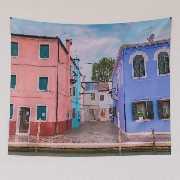 Item preview, Edificios de Venecia Burano designed and sold by CeeveeDesigns.