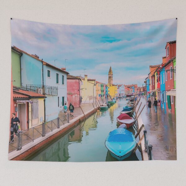 Item preview, Streets of Burano Italy designed and sold by CeeveeDesigns.