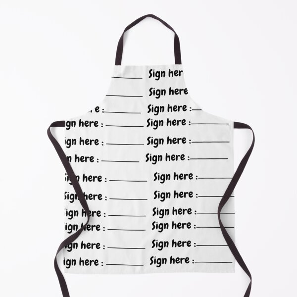 Item preview, sign here t-shirt design designed and sold by bahaa8719.
