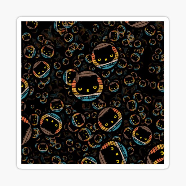 Not Today Retro Scattered Pattern Sticker