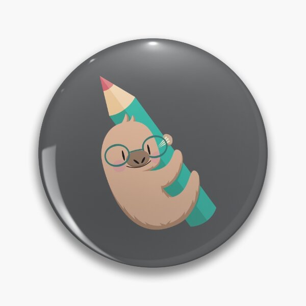 Item preview, Perezosos y lápices designed and sold by Petits Pixels.