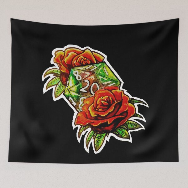Item preview, Tattoo Rose D20 designed and sold by GoofGore.