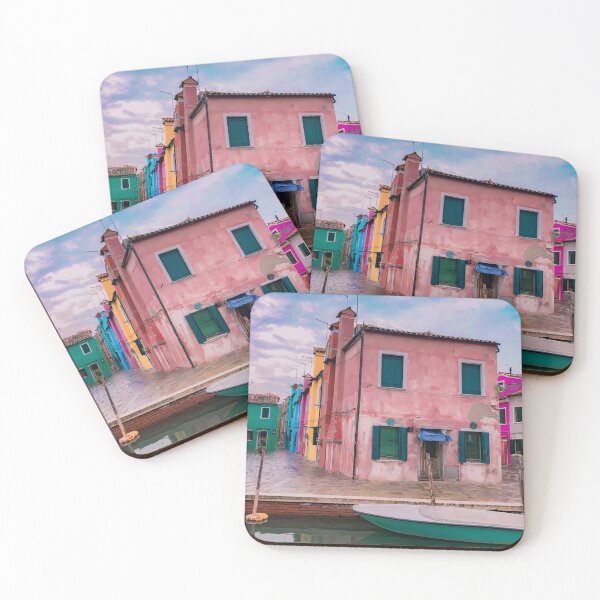 Item preview, Burano Italy Architecture designed and sold by CeeveeDesigns.
