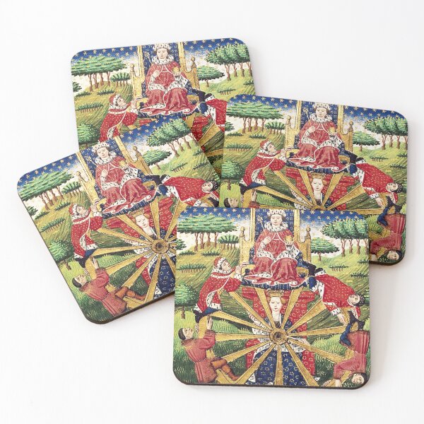 Item preview, The Wheel of Fortune with a king on the top designed and sold by brushandframes.