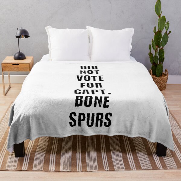 Item preview, Did not Vote For Captain Bone Spurs black and white designed and sold by AirsoftBD.
