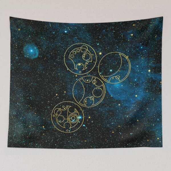 Item preview, Time Lord Circular Words Gold on Stellar Background designed and sold by Darcy777.