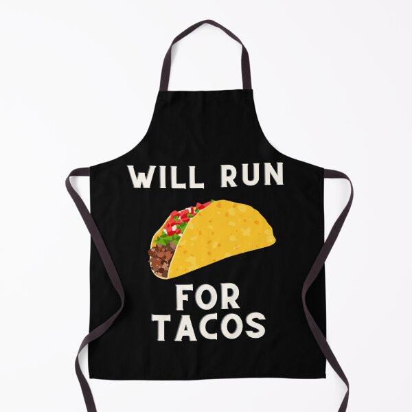 Item preview, Will Run For Tacos designed and sold by vibrantyy.