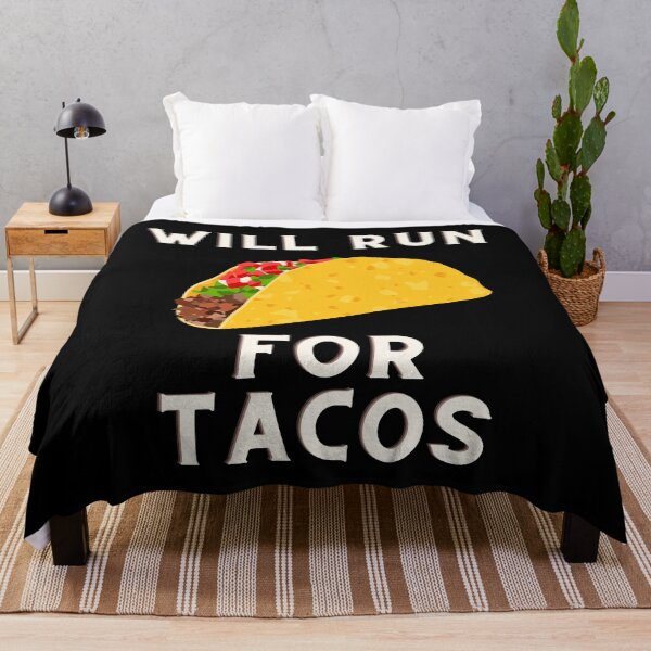 Item preview, Will Run For Tacos designed and sold by vibrantyy.
